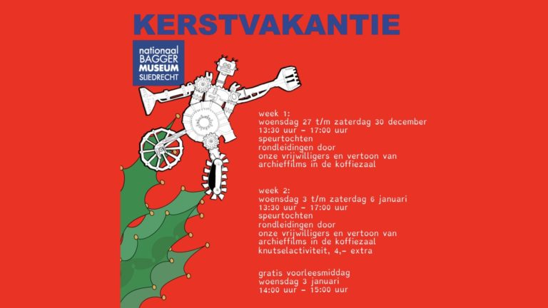 Kerstvakantie in het Nationaal Baggermuseum