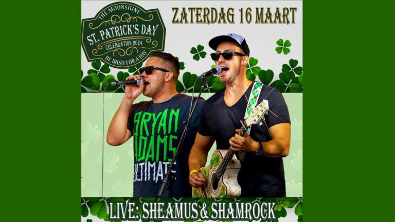16 Maart – St. Patrick’s Day in The Moonshine