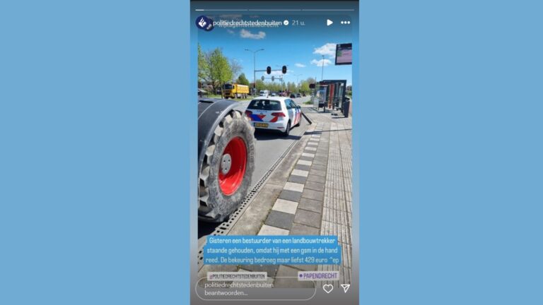 Bestuurder rijdt met mobiel in de hand: fikse boete