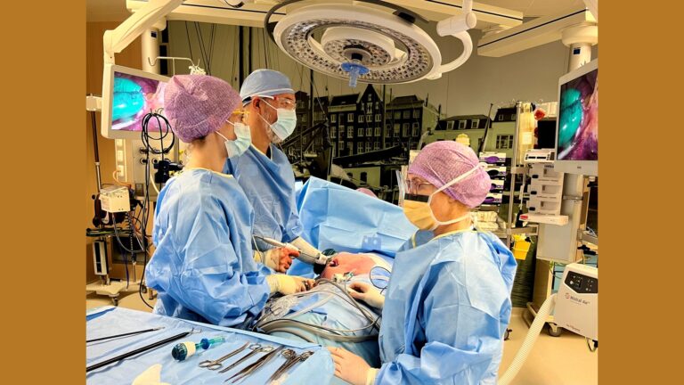Grote niertumor verwijderd met handgeassisteerde kijkoperatie