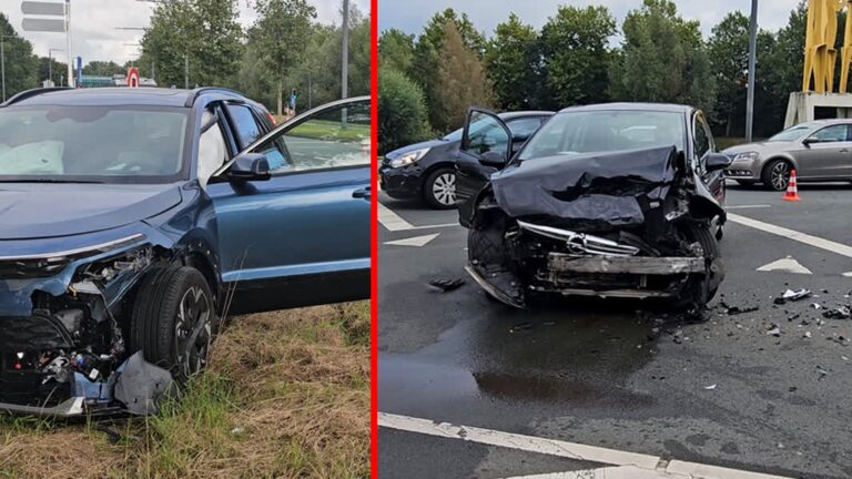 Bestuurder rijdt door rood en veroorzaakt ongeluk nabij oprit A16