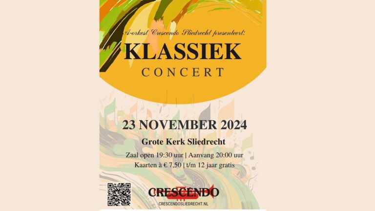 23 November – Klassiek concert in Grote Kerk