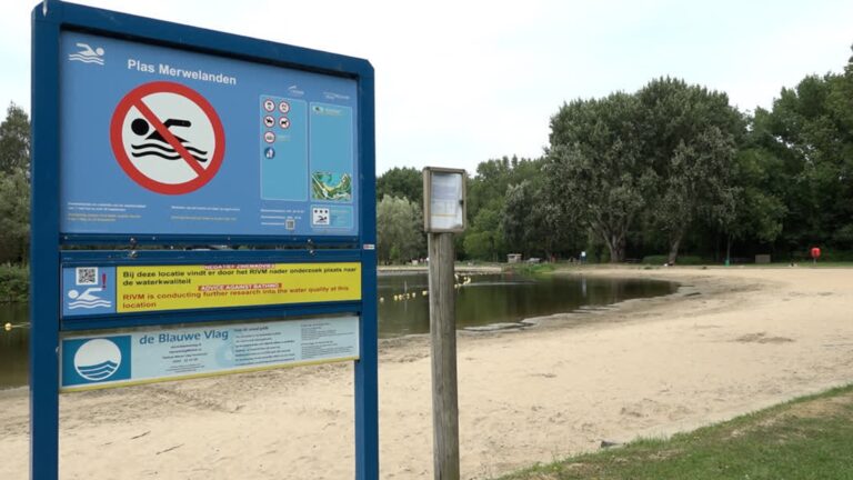 Weer negatief zwemadvies voor zwemplas Merwelanden