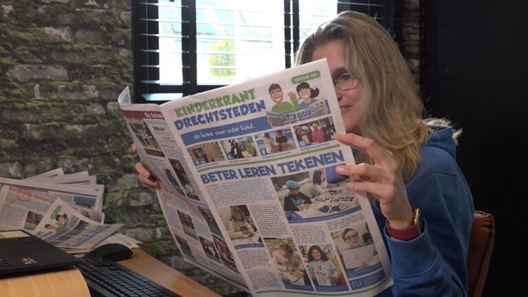 50e Kinderkrant Drechtsteden: ‘Papier leert kinderen beter lezen’