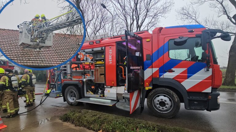 Brandweer zet technische snufjes in bij schoorsteenbrand