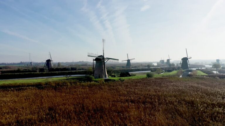 Recordaantal bezoekers Kinderdijk in 2024, stijging van 11 procent