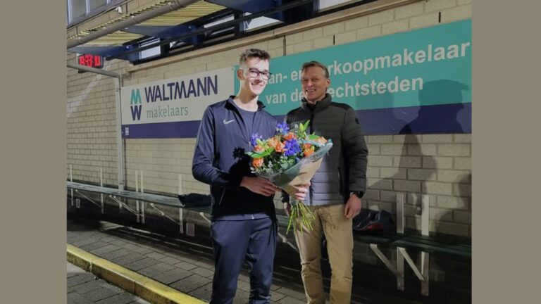 Stijn van der Waal wint zilver op NK Indoor