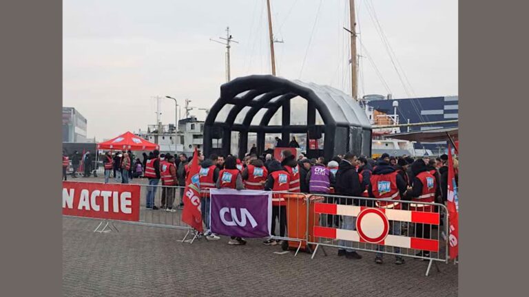 Garagemedewerkers staken voor betere cao