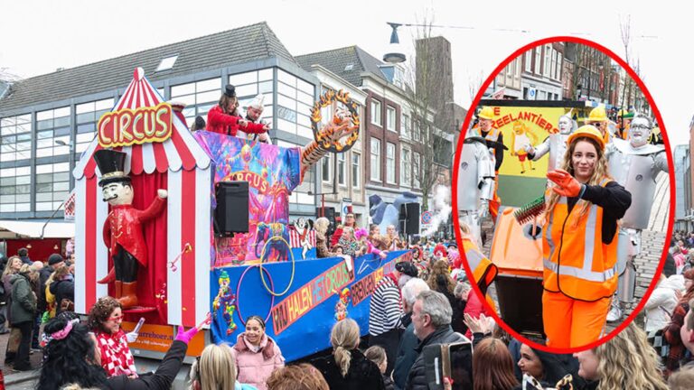 Van circus tot veegploeg: zo zag de Dordtse carnavalsoptocht eruit