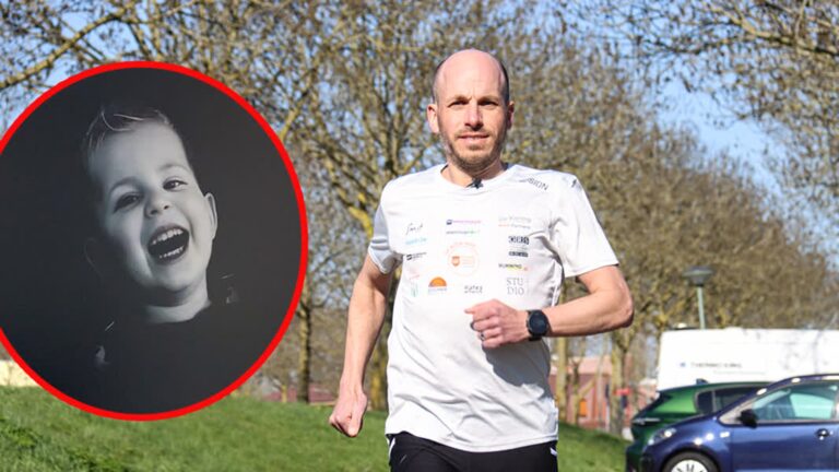 Met overleden zoontje (4) in gedachten rent Peter de ‘Marathon voor het Máxima’