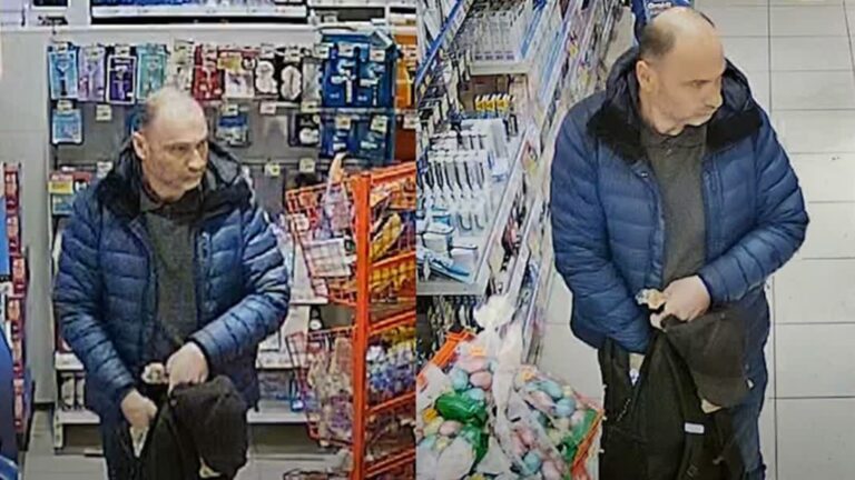 Man shopt bij drogist en loopt weg zonder te betalen