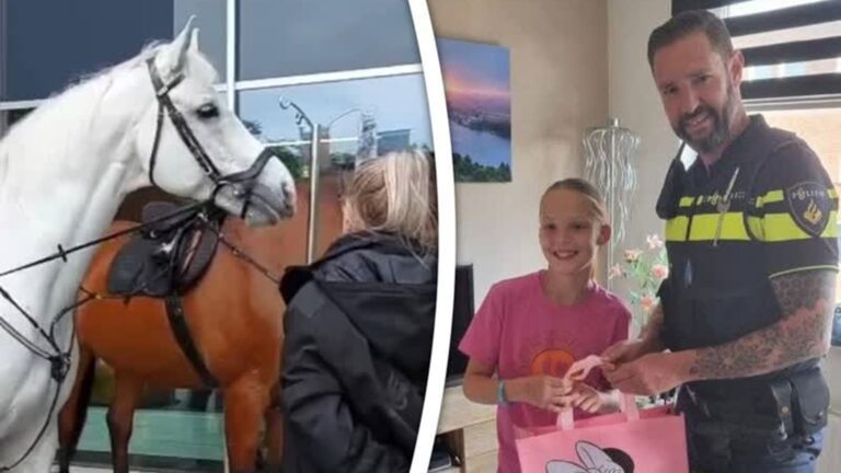 Dewi en Megan redden zwaargewonde agent na val van paard