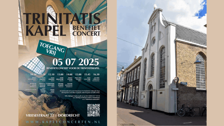 5 Juli – Benefietconcerten voor de ramen van de Trinitatiskapel