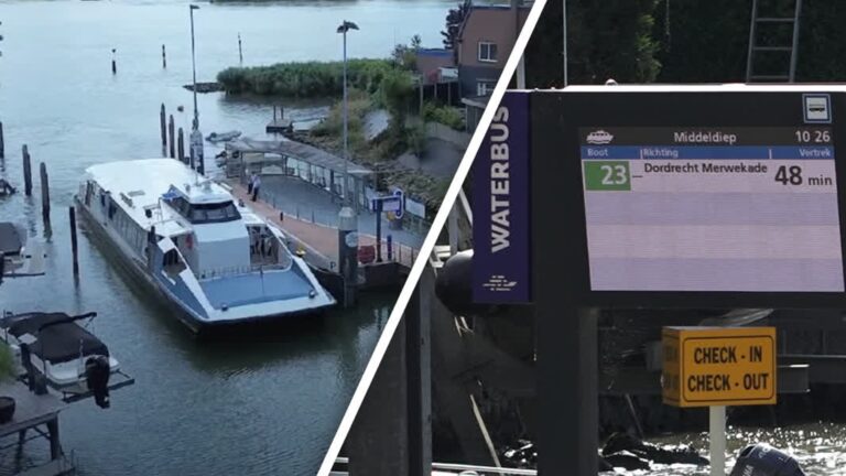Teleurstelling in Sliedrecht over dreigend einde dure Waterbus