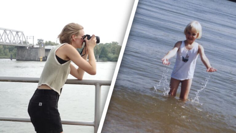 Met haar fotocamera legt Sarah de onzichtbare vervuiling door Chemours vast