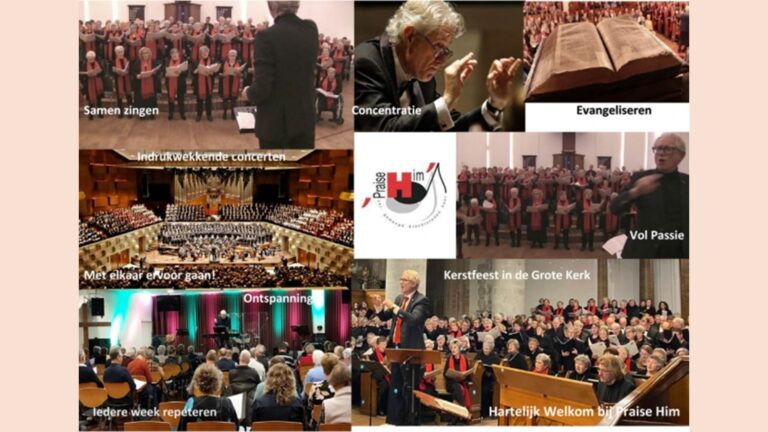 Start repetities Christelijke gemengd Drechtstedenkoor Praise Him
