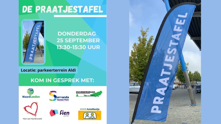 25 september – Praatjestafel bij de Aldi