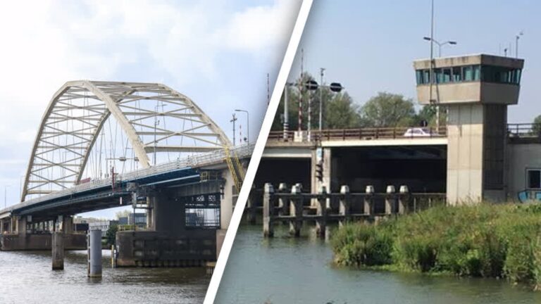 Let op: deze bruggen zijn ’s nachts tijdelijk dicht