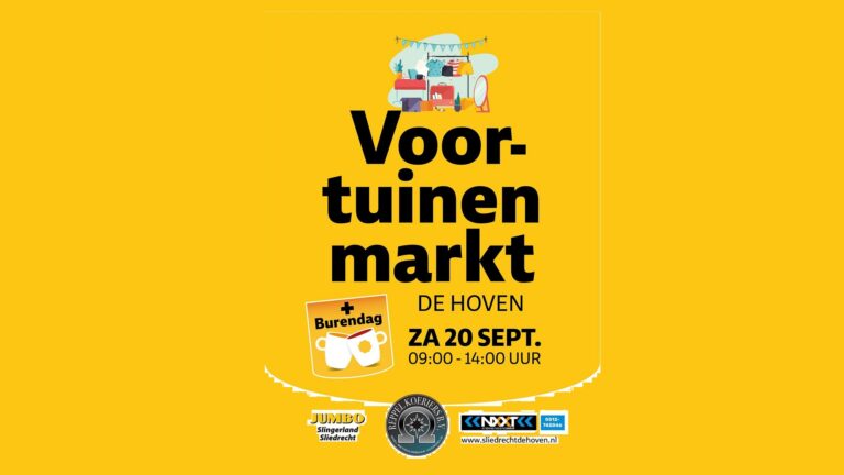 20 september – Voortuinmarkt in de Hoven