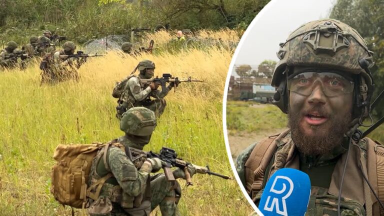 Geweren, geschreeuw en militairen: defensie bootst oorlogssituatie na