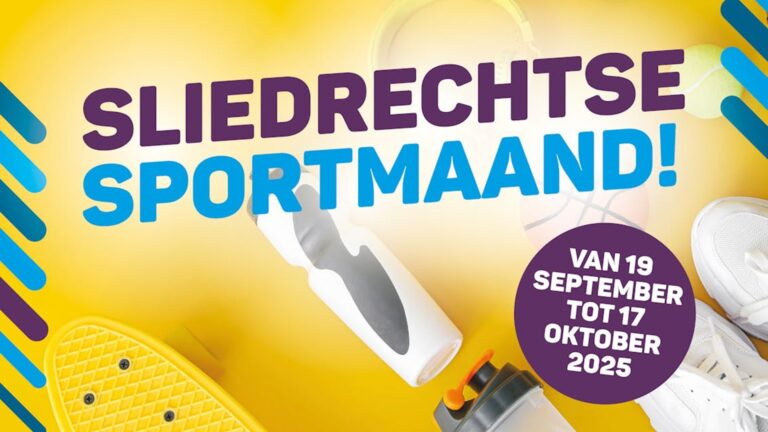 19 september-17 oktober – Sliedrechtse Sportmaand van start: Sportplezier voor iedereen!