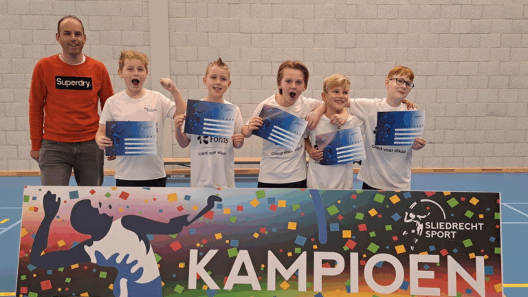 Eerste twee kampioensteams Sliedrecht Sport van dit seizoen bekend