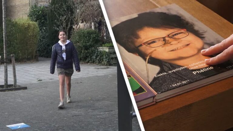 Anne Larena (10) verloor haar zus aan kanker en trotseert nu de kou voor KiKa