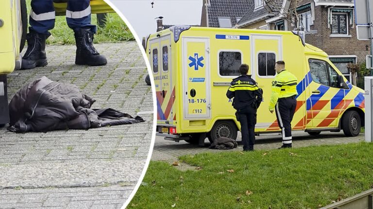 112-nieuws: vrouw loopt water in en speuren naar fietslampje in sloot