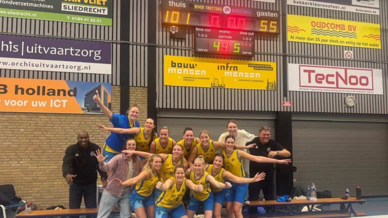 Dames 1 River Trotters zetten monsterscore neer tegen GBI van Dijk dames 2