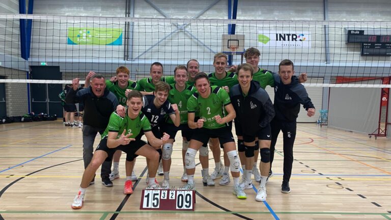 OKK’70 Heren 1 pakt knappe vijfsetter tegen Volley Lek en IJssel