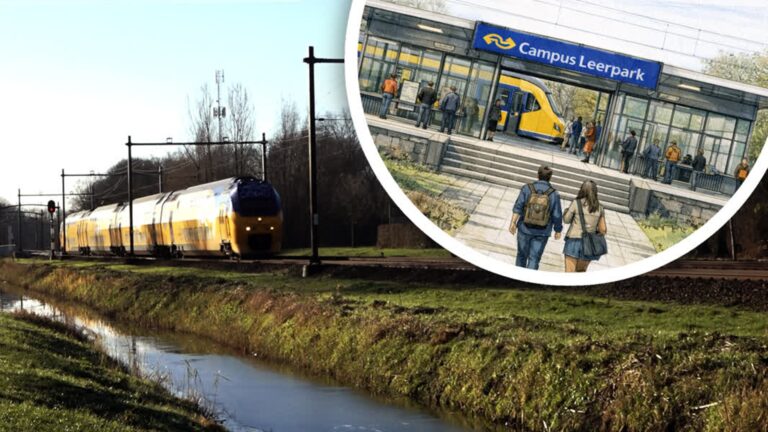 Het Leerpark krijgt ‘nu echt!’ een eigen station