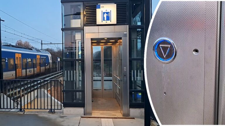 Vastgelijmde liftknoppen hersteld, ProRail kijkt of camera’s een optie zijn