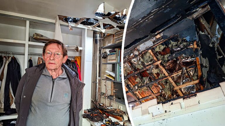 Dubbele pech voor Rinus (77), slachtoffer van flinke brand: ‘Het is een ramp’