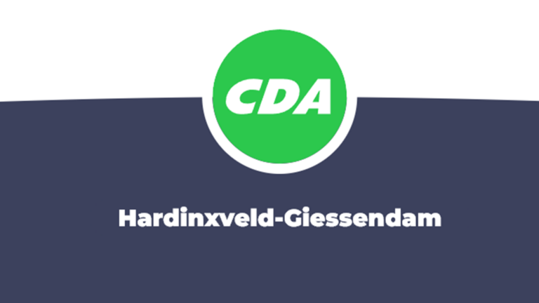 CDA Hardinxveld-Giessendam presenteert verkiezingsprogramma 2026-2030