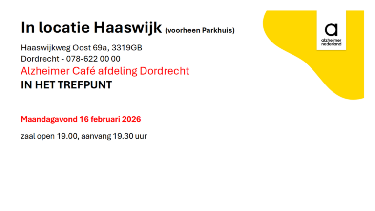 16 februari – Alzheimer Café