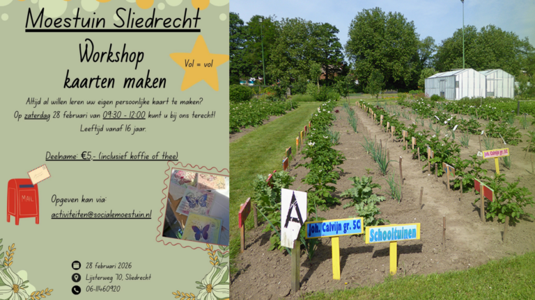 28 februari – Workshop kaarten maken