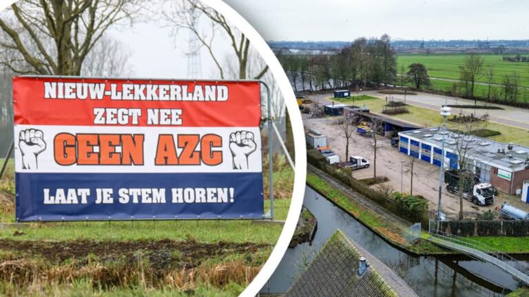 Honderden vlaggen en protest tegen azc in dit dorp: ‘Iedereen heeft het erover’