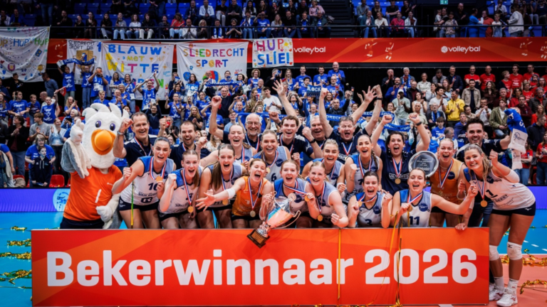 Sliedrecht Sport Dames 1 wint voor de achtste keer de Nationale Beker